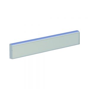 WALL MOUNTED HORIZONTAL TRACK, WITH COVER FOR INSERT AND SIDE CAPS