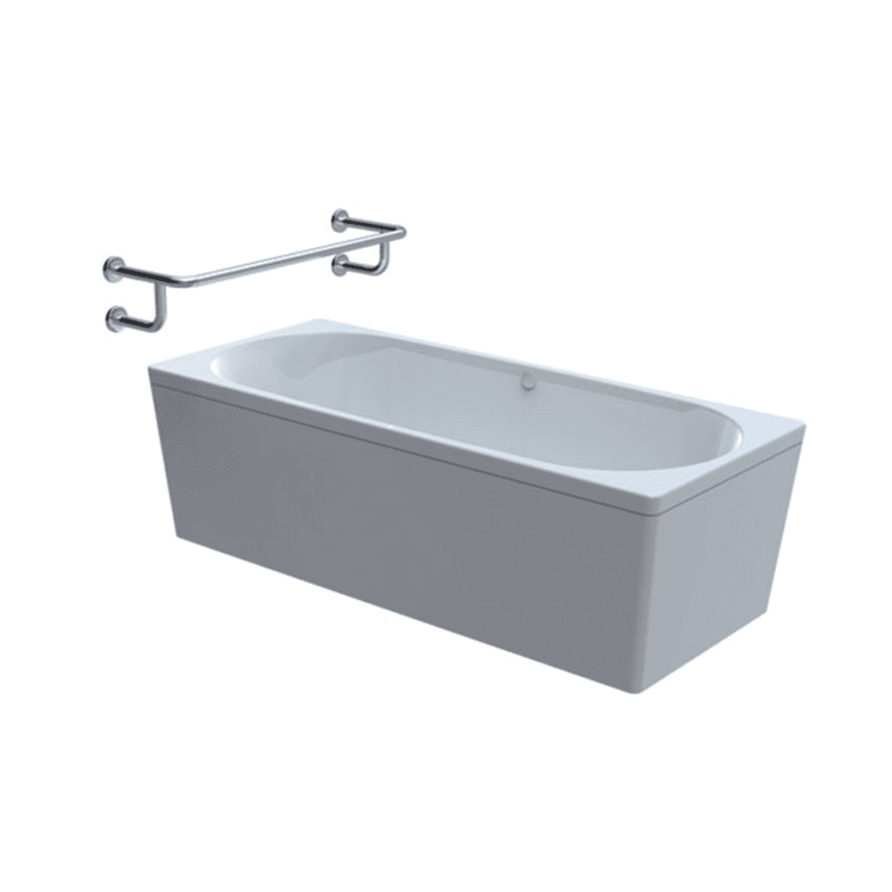 B3 - BATH GRABRAILS - Single Rail Wall Fixed