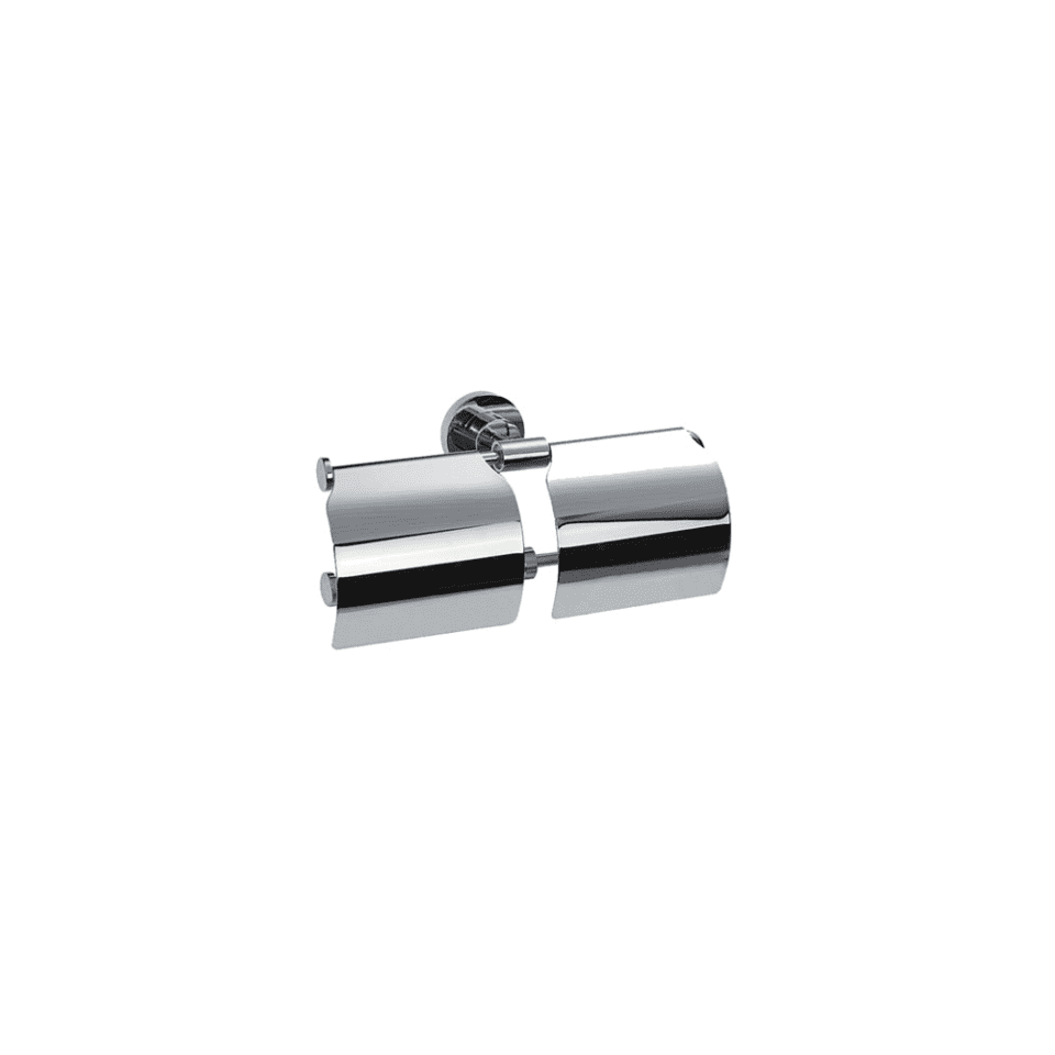 double toilet roll holder with roll cover
