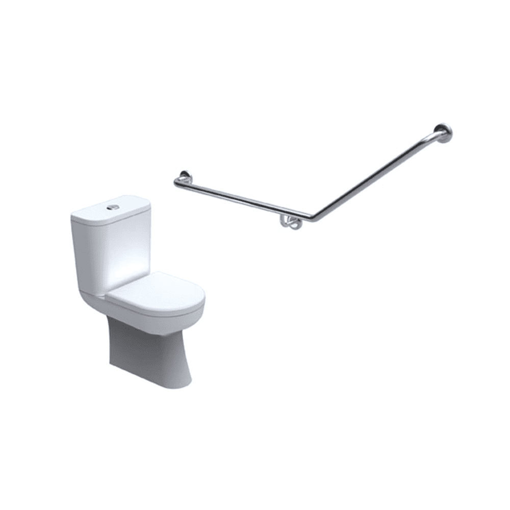 T20 - TOILET GRABRAIL - 40° Bend