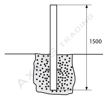Concreting Post