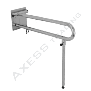 T46 BARIATRIC TOILET DROP DOWN HAND RAIL