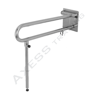 T46 BARIATRIC TOILET DROP DOWN HAND RAIL
