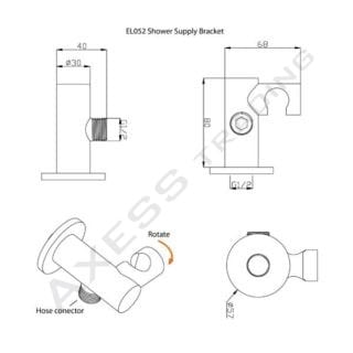 shower bracket